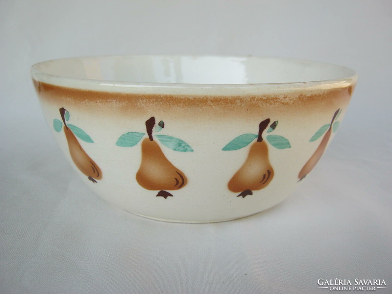 Granite ceramic bowl with pear pattern