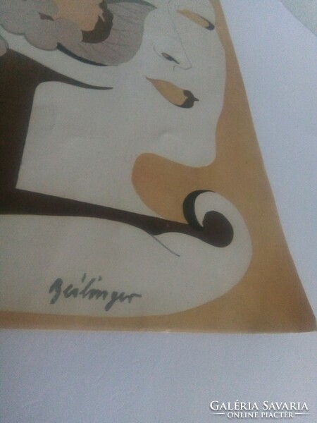 Alex zeilinger: vogue cover design art deco lithograph September 1930