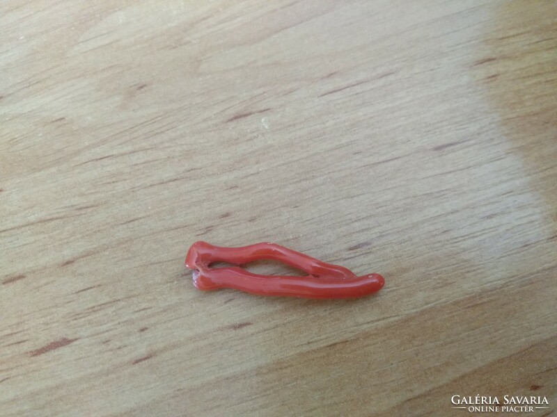 42mm Real Natural Red Coral Branch #9