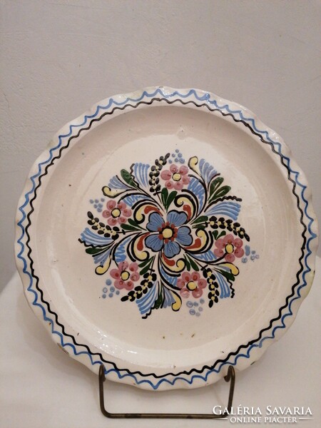 Small Zoltán Hódmezővásárhely ceramic wall plate