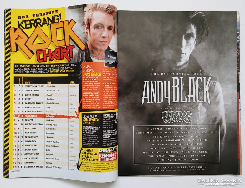 Kerrang magazine 16/3/26 deftones pierce veil brides cliro against current weezer chemical romance go