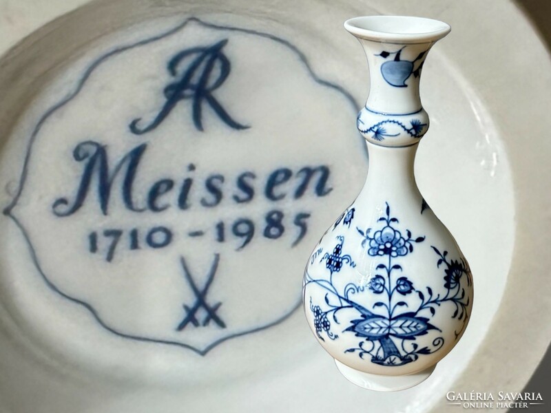 MEISSENI PORCELÁN VÁZA RÉGI JUBILEUMI RITKA ! Meissen porcelain vase
