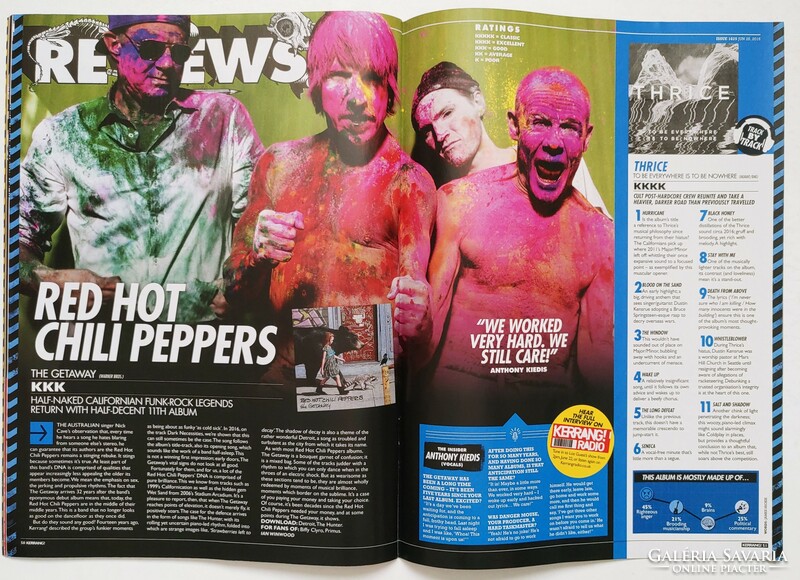 Kerrang magazine 16/6/25 motorhead gerard way pierce veil puscifer deftones chili peppers dimebag cob