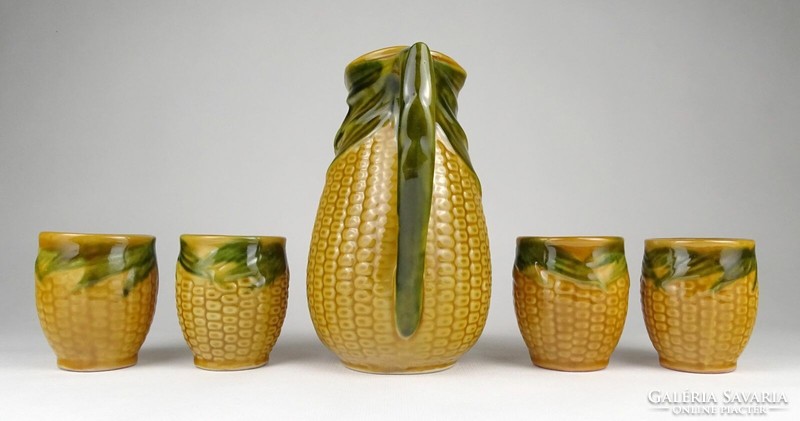 1O078 old boiled wine corn ceramic offering set