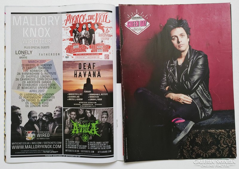 Kerrang magazin 16/11/19 Panic Disco 5 Seconds Summer Metallica Iron Maiden Broco Amarath Clyro