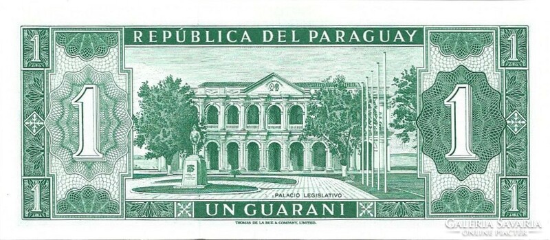 1 Guarani 1963 unc Paraguay 1.
