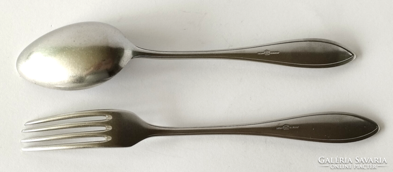 Old marked krupp brendorf alpaca spoon and fork