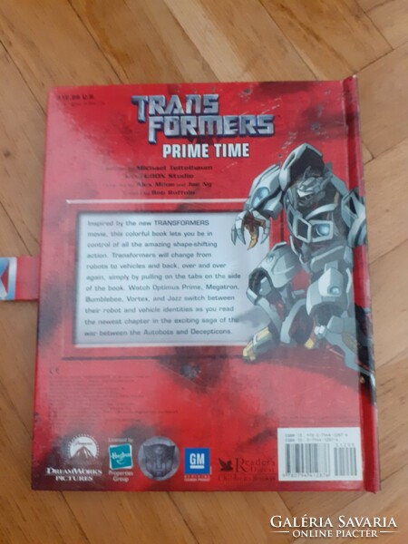 Transformers prime time kihajtós könyv 2007