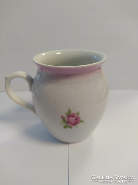 Antique Zsolnay porcelain rose cup