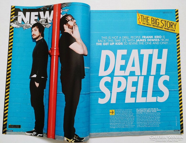 Kerrang magazine 16/7/9 biffy clyro death spells ghost babymetal muse beartooth slipknot borland day