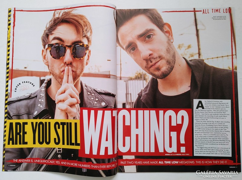 Kerrang magazin 16/8/6 All Time Low 5 Seconds Summer Death Punch 21 Pilots Alexandria Blink-182