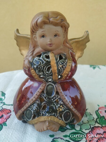 Ceramic candle holder for sale! Ceramic angel candle holder for sale!