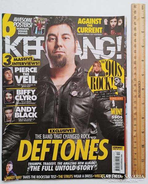 Kerrang magazin 16/3/26 Deftones Pierce Veil Brides Clyro Against Current Weezer Chemical Romance Go