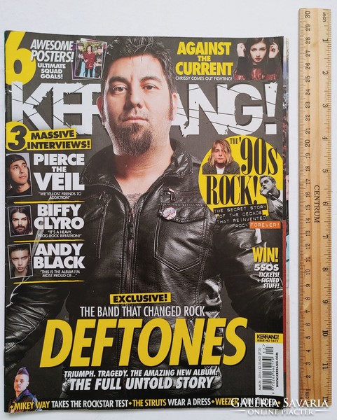 Kerrang magazine 16/3/26 deftones pierce veil brides cliro against current weezer chemical romance go