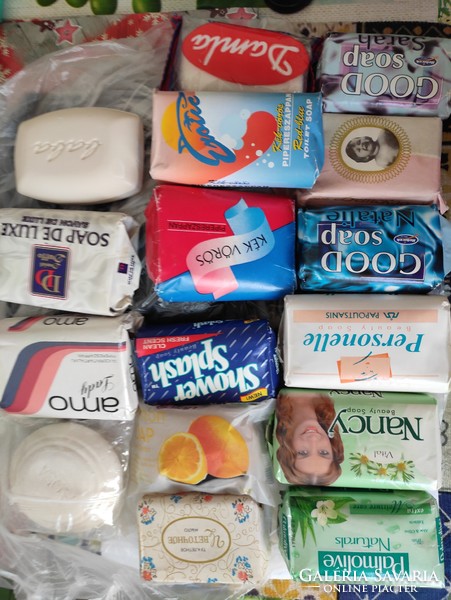 Retró vegyes szappan csomag 16 darab ritkaság szovjet orosz