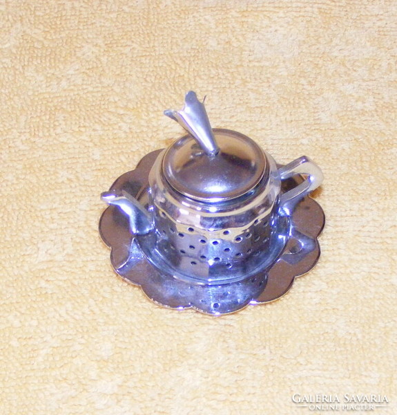 Metal teapot for doll house, doll accessory