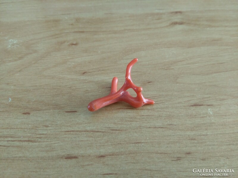 33mm Real Natural Red Coral Branch #1