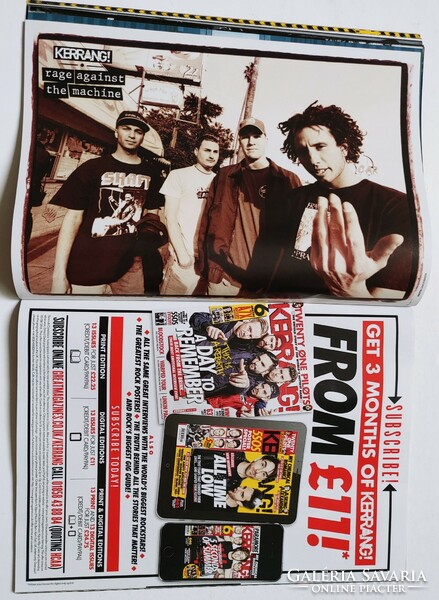 Kerrang magazin 16/8/20 Green Day 5SOS Korn Paramore 21 Pilots Pierce Veil Brides PVRIS Ramones