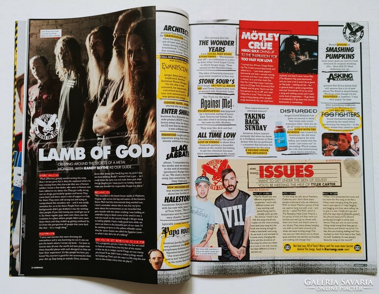 Kerrang magazin 16/4/9 Letlive Paramore Horizon Guns Roses PRVIS Clyro Deftones Used Alexandria