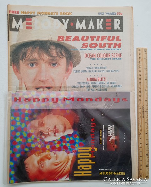 Melody Maker magazin 90/9/29 Beautiful South Happy Mondays New Model Army Slayer The High Wolfsbane