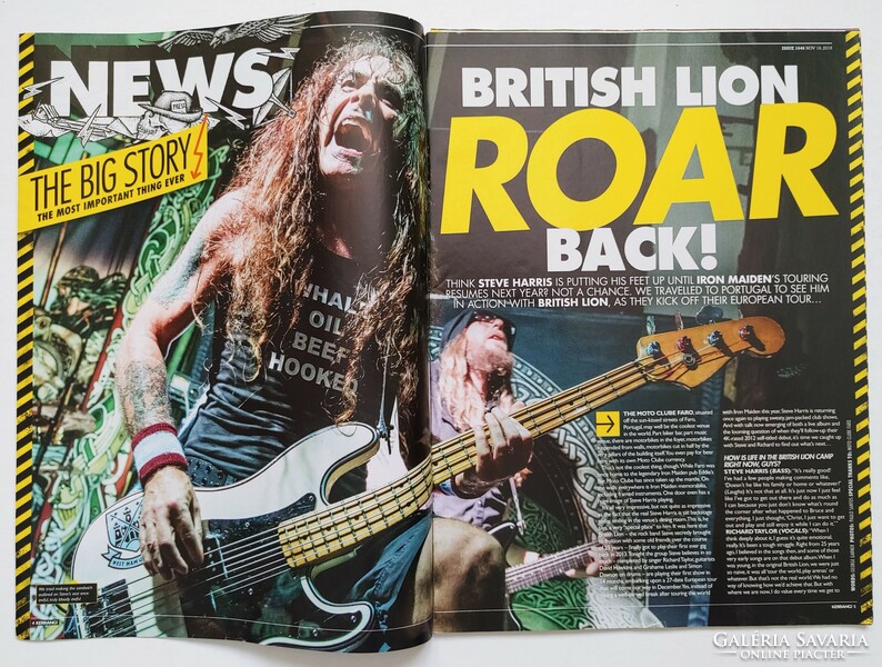 Kerrang magazin 16/11/19 Panic Disco 5 Seconds Summer Metallica Iron Maiden Broco Amarath Clyro