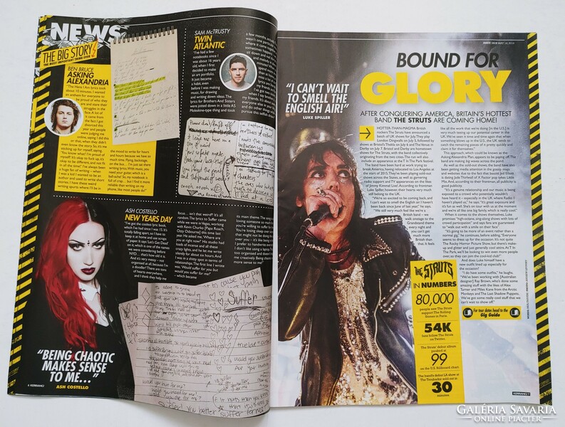 Kerrang magazin 16/5/14 Clyro Architects Issues Seconds Summer Panic Disco Neck Deep Counterfeit And