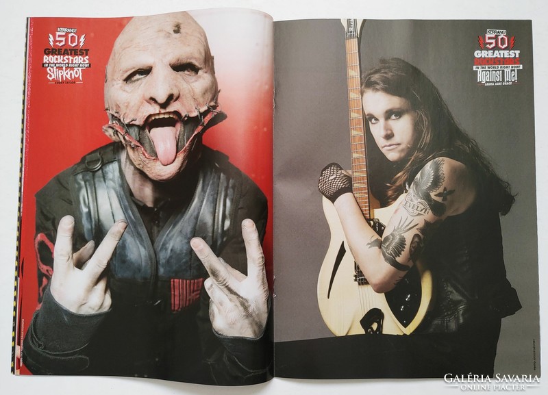 Kerrang magazin 16/7/9 Biffy Clyro Death Spells Ghost Babymetal Muse Beartooth Slipknot Borland Day