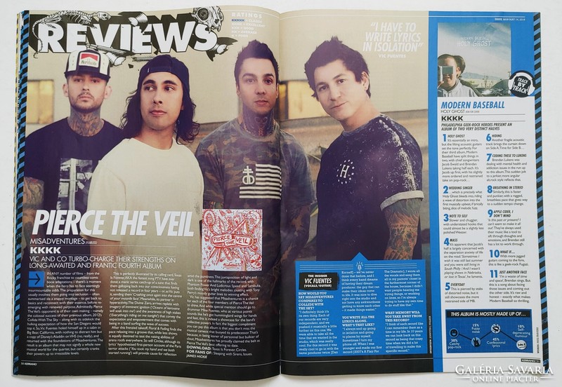 Kerrang magazin 16/5/14 Clyro Architects Issues Seconds Summer Panic Disco Neck Deep Counterfeit And