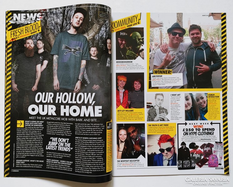 Kerrang magazine 16/4/9 letlive paramore horizon guns roses prvis clyro deftones used alexandria