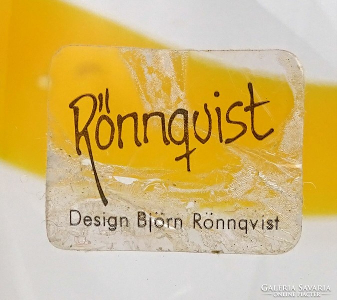 1O025 björn gustaf rönnquist: huge Swedish design krisma glass egg 22 cm