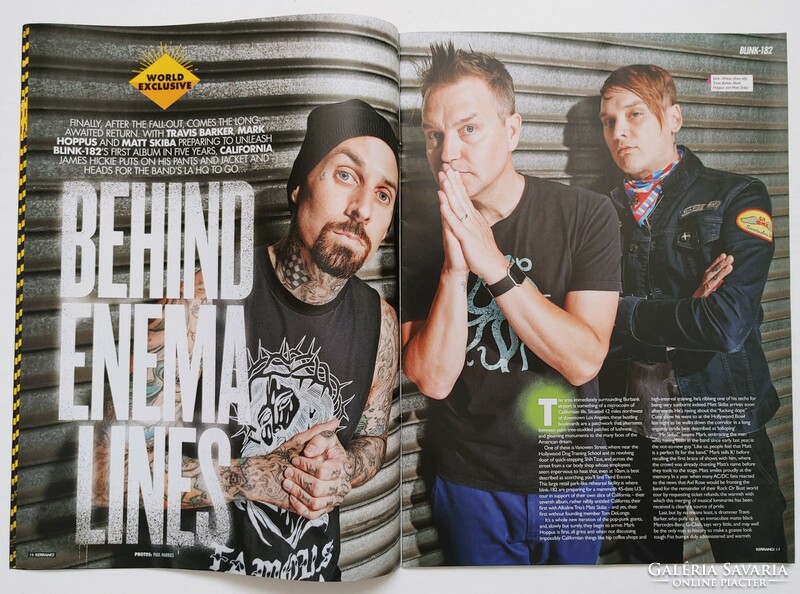 Kerrang magazin 16/6/4 Blink-182 Funeral Friend Lacuna Coil Lemmy Architects Panic Disco Motorhead