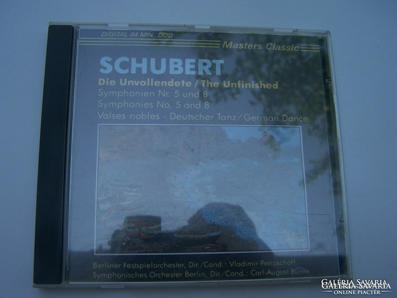Schubert Die Unvollendete The Unfinished SSymphonien Nr 5. und 8. Valses nobles Deutscher tanz