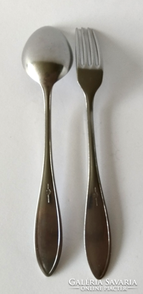 Old marked krupp brendorf alpaca spoon and fork