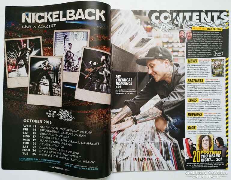 Kerrang magazin 16/3/19 Fall Out Boy PVRIS 5 Seconds Summer Ghost Heck Sirens Chemical Romance Ash C