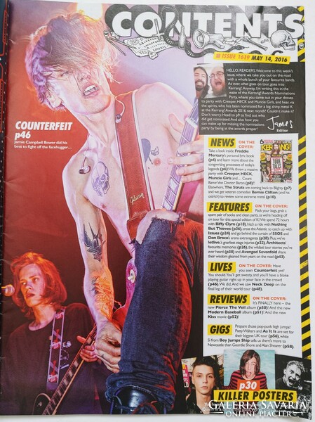 Kerrang magazin 16/5/14 Clyro Architects Issues Seconds Summer Panic Disco Neck Deep Counterfeit And