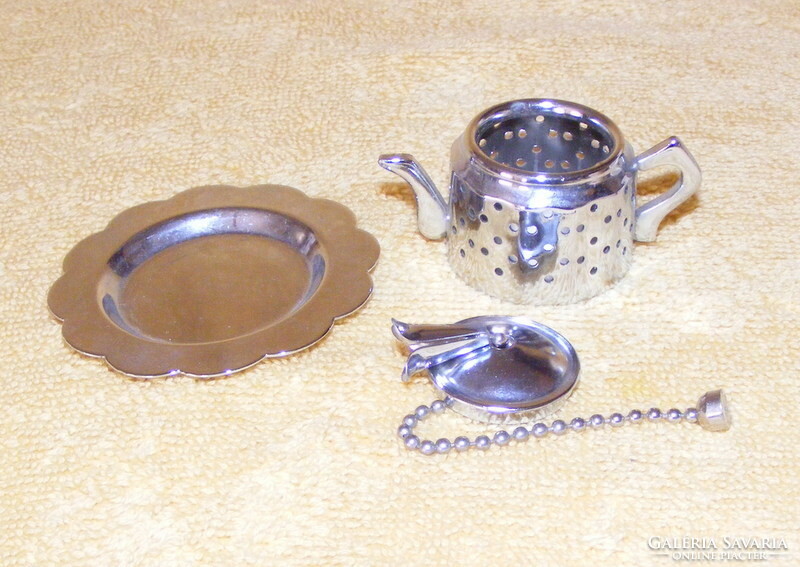 Metal teapot for doll house, doll accessory