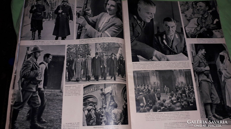 Antik 1942. X WWII.SIGNAL  III.BIRODALMI náci MAGYAR PROPAGANDA újság MAGAZIN képek szerint