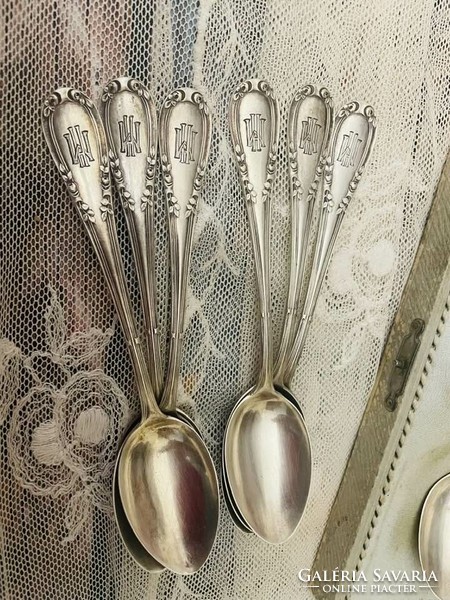 Silver tea spoons..6 pcs