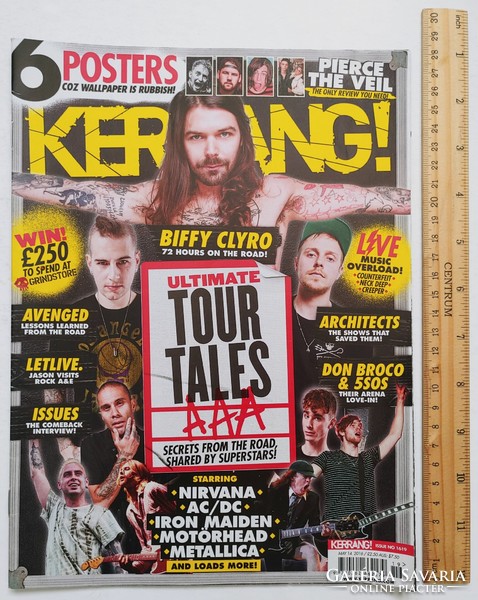 Kerrang magazine 16/5/14 clyro architects issues seconds summer panic disco neck deep counterfeit and