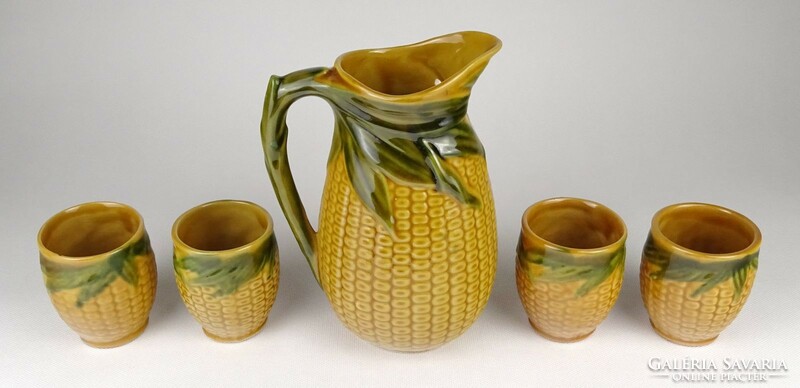 1O078 old boiled wine corn ceramic offering set