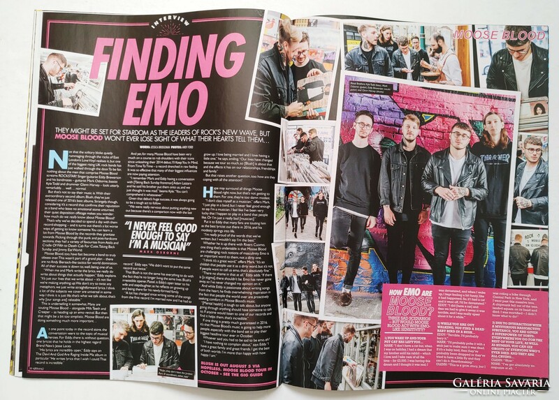 Kerrang magazine 16/8/6 all time low 5 seconds summer death punch 21 pilots alexandria blink-182