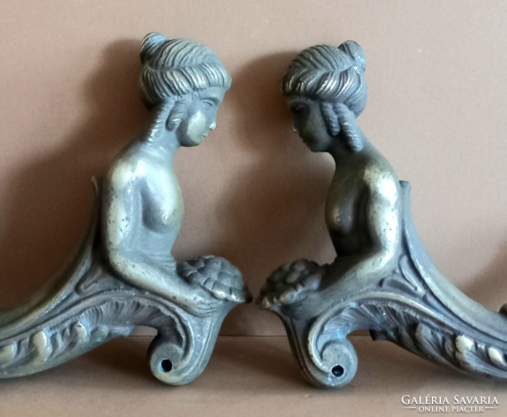 3 Pcs empire bronze furniture decoration art nouveau, art deco negotiable