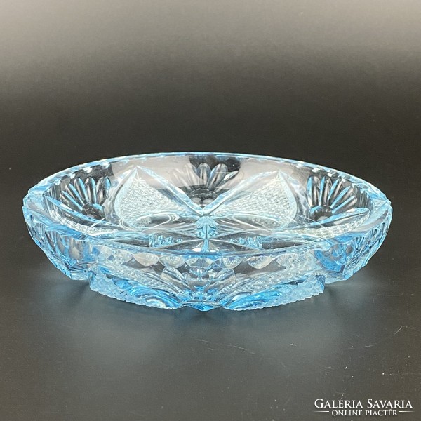 Crystal light blue bowl