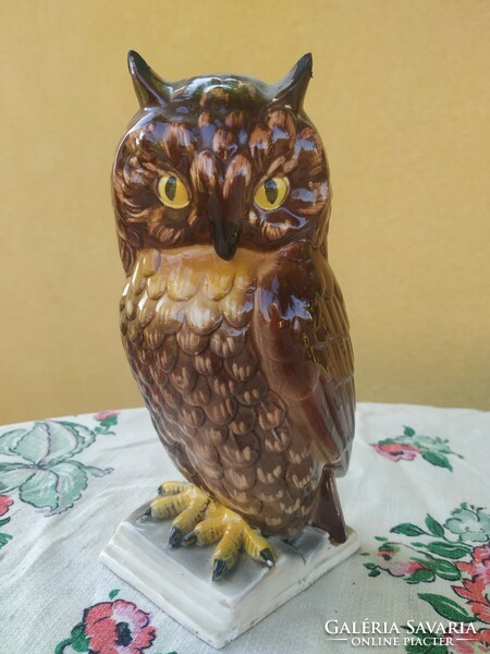 Ceramic owl figure for sale! 20 Cm