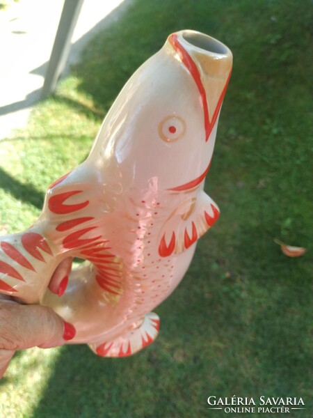 Russian fish-shaped porcelain brandy set for sale! Fish + 4 small fish