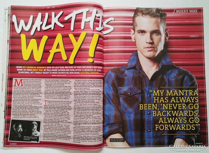 Kerrang magazin 14/3/29 You Me Six Architects Mikey Way Chiodos Death Punch Deaf Havana Used 5SOS