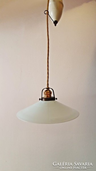Balanced counterweight / zsolnay(?) Egg heavy, snail lamp, loft lamp nostalgia collectors