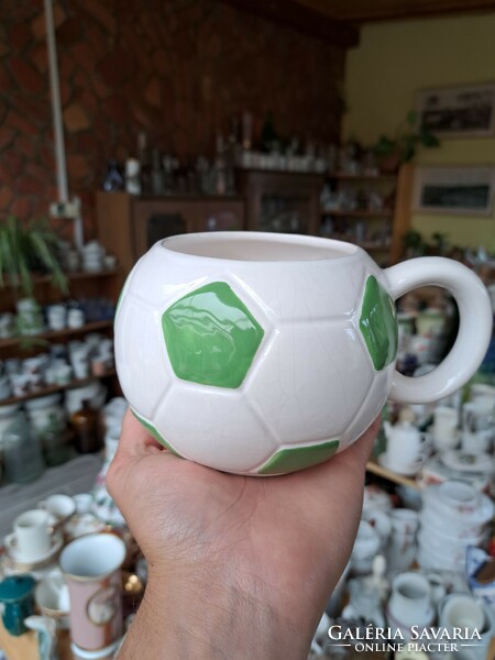 Beautiful soccer ball large children's mug tea mug