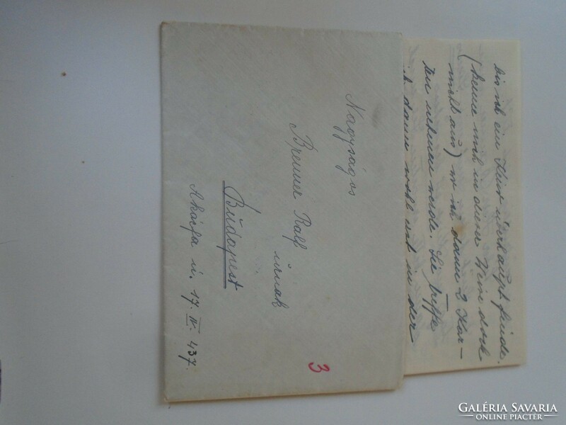D197966 letter 1932 hermit garden - to Mr. (Ralf) Adolf Brenner, Budapest - with contents