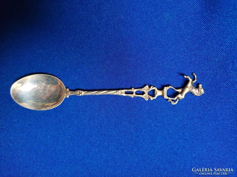 Silver commemorative spoon from Naples